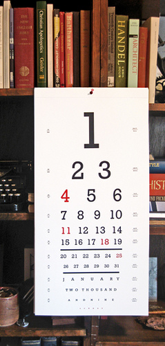 Seeing Eye Calendar